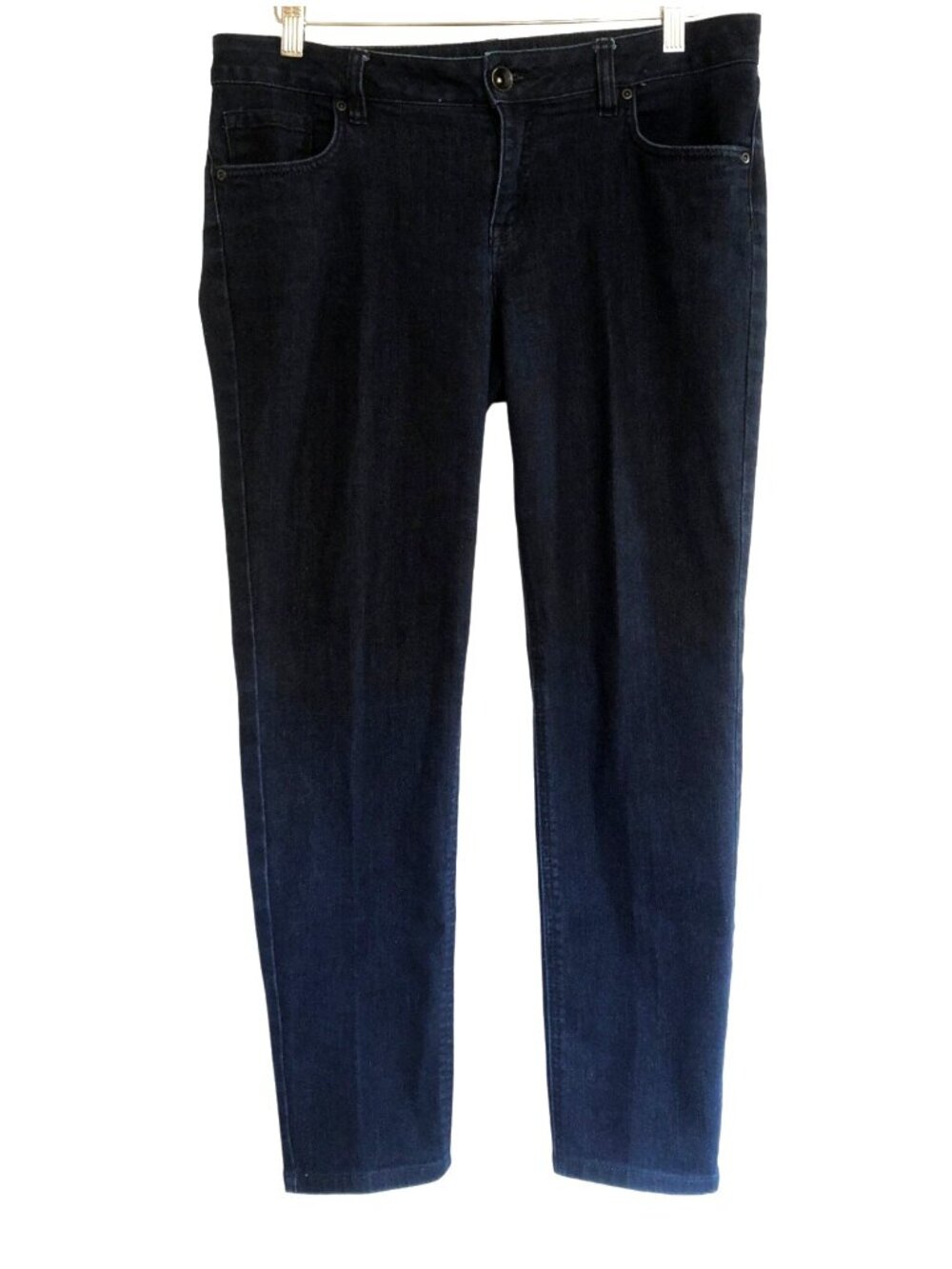 A.N.A.- WOMENS DARK DENIUM MID-RISE SKINNY 78% COTTON JEANS SIZE 30/10